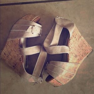 Tan Wedges